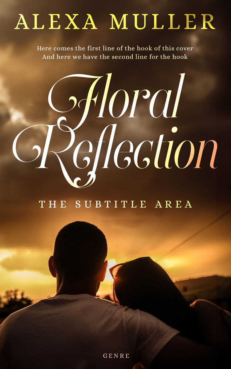 2D view of Premade Romance Book Cover - Mikado