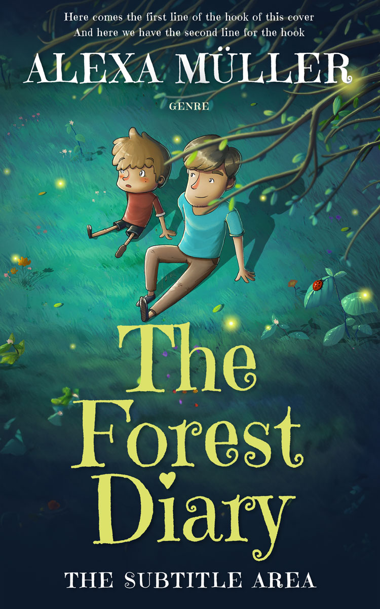 2D view of Te Papa Green #29237 - Premade Nature Book Cover