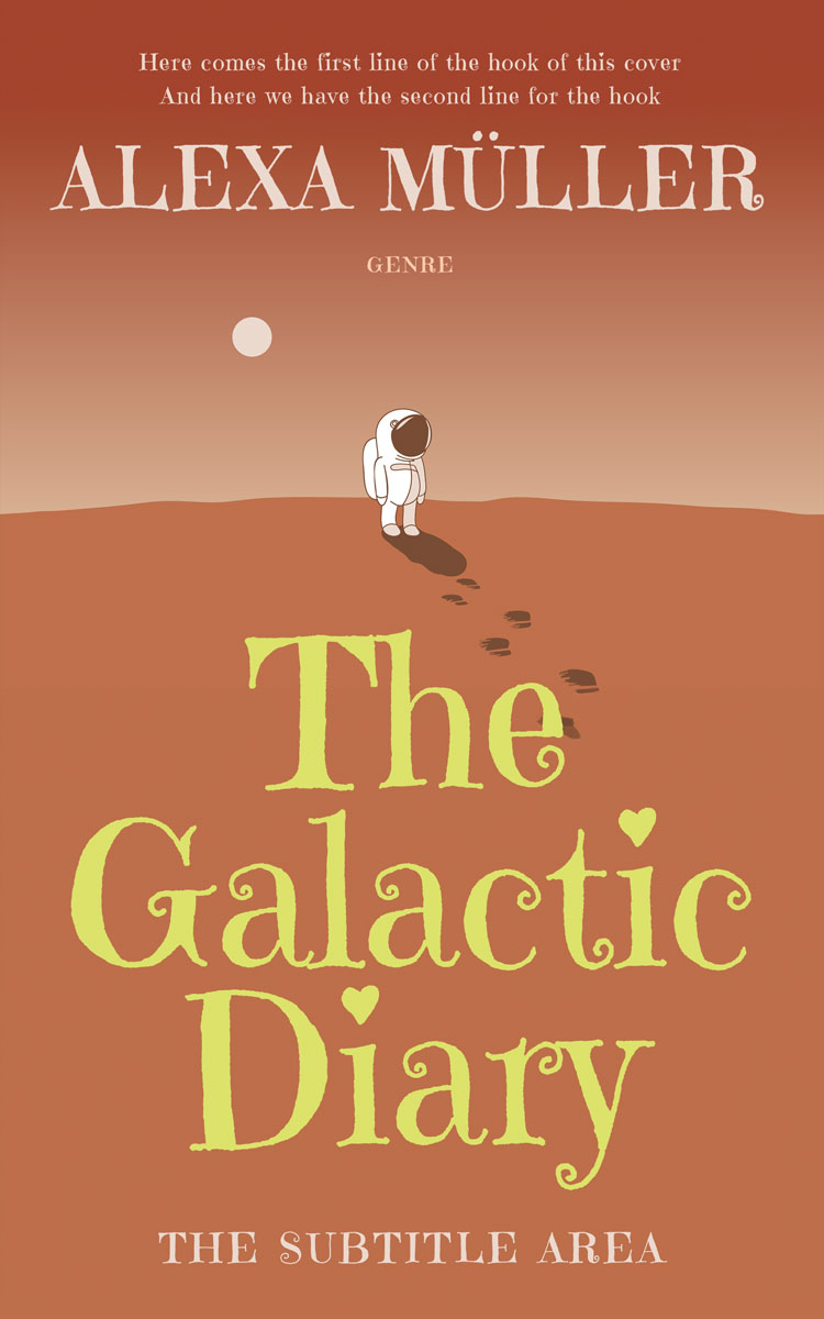 2D view of Santa Fe #29239 - Premade Science Fiction Book Cover