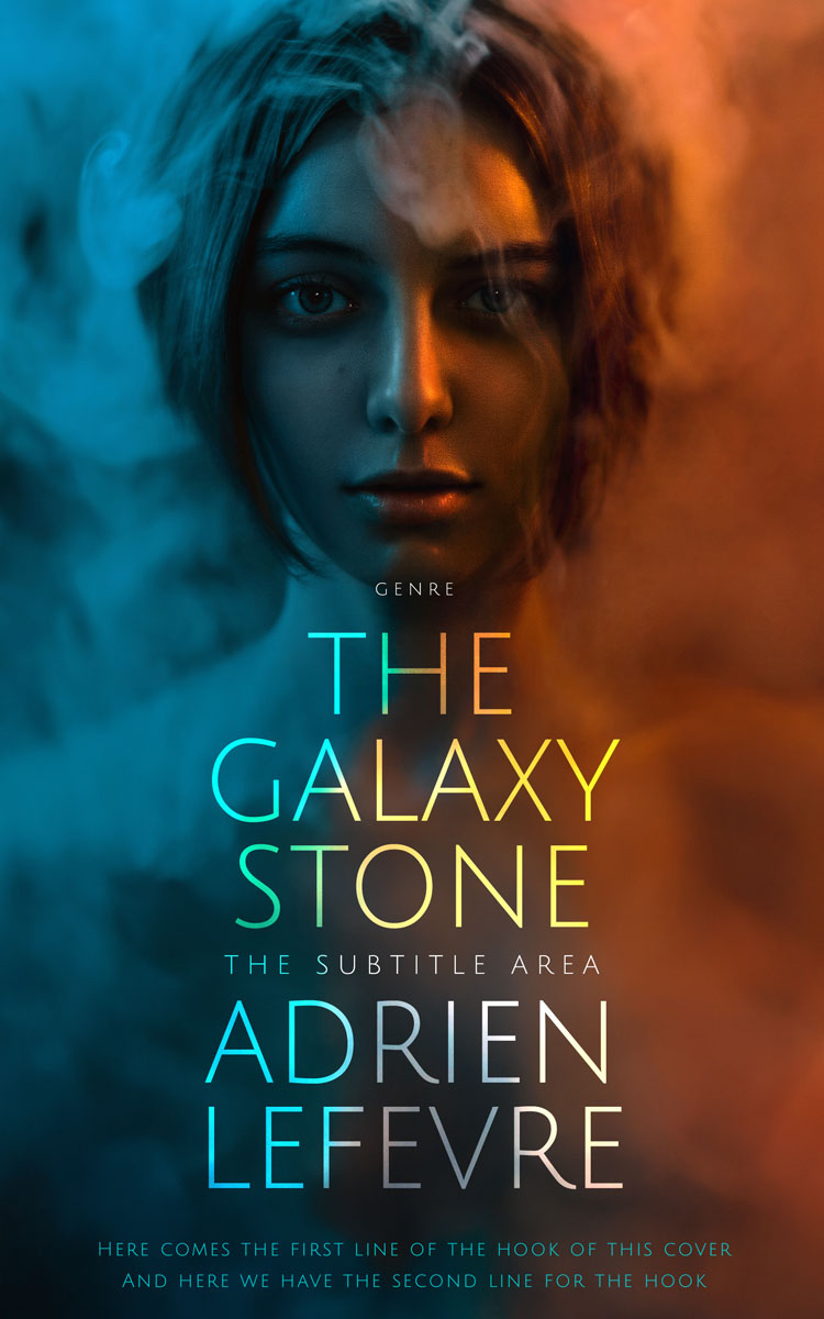 2D view of Tuatara #29272 - Premade Abstract Book Cover