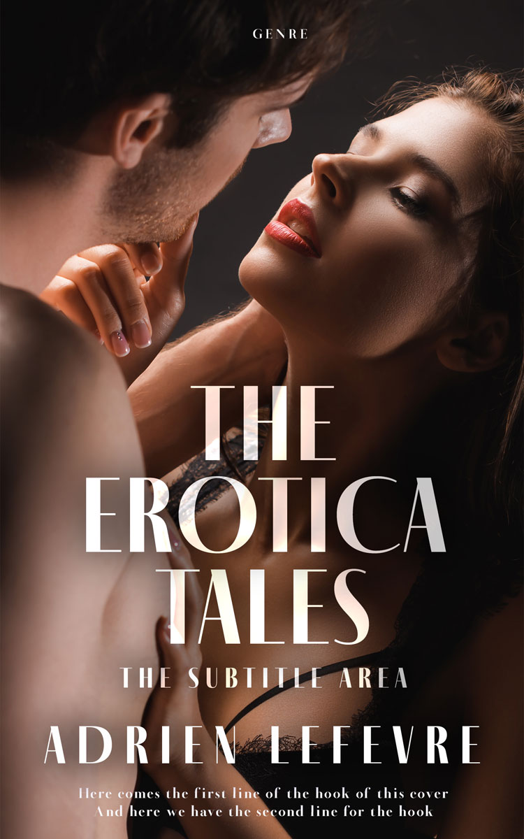 2D view of Premade Erotica Book Cover - Oil