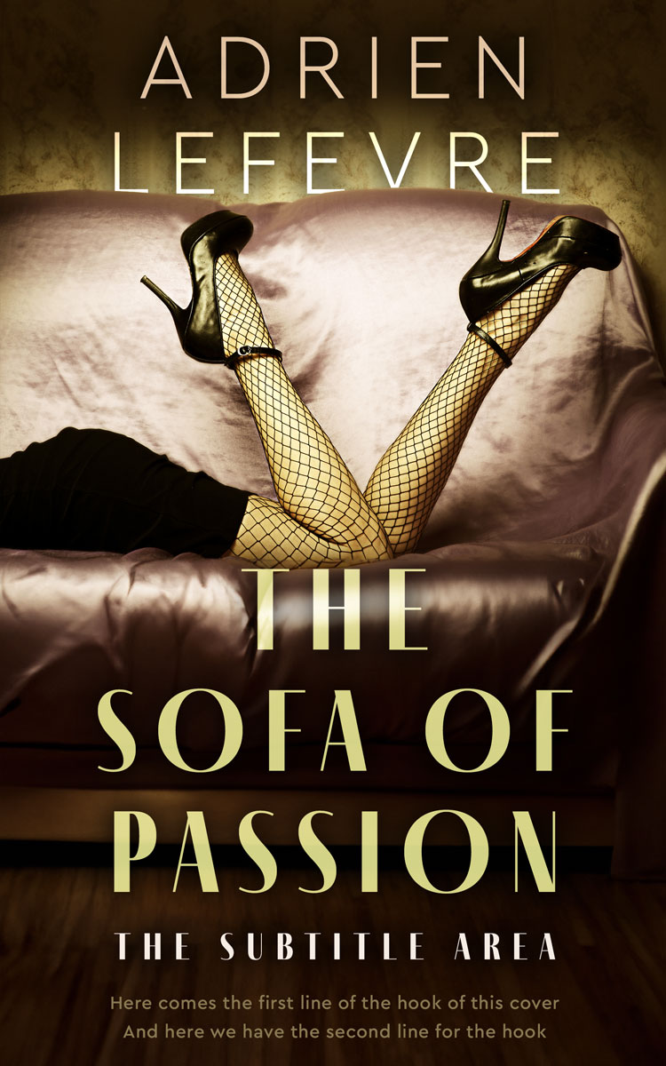 2D view of Premade Erotica Book Cover - Coffee Bean