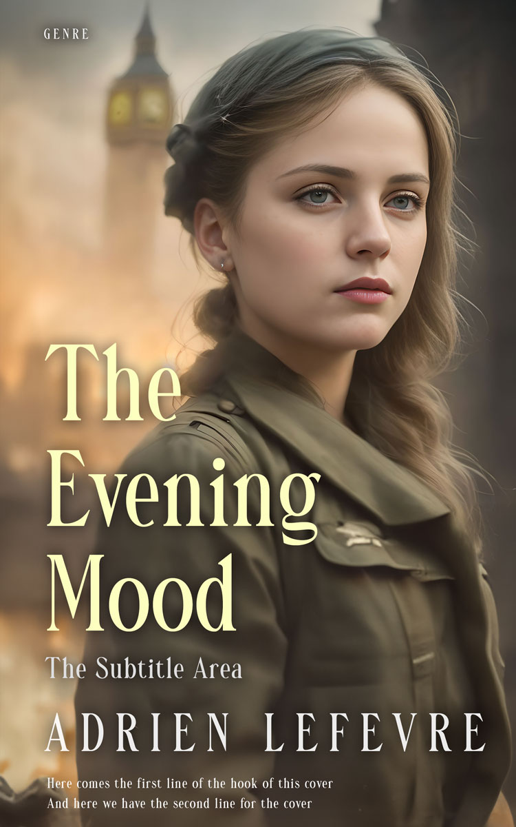 2D view of Taupe #29321 - Premade Historical Book Cover