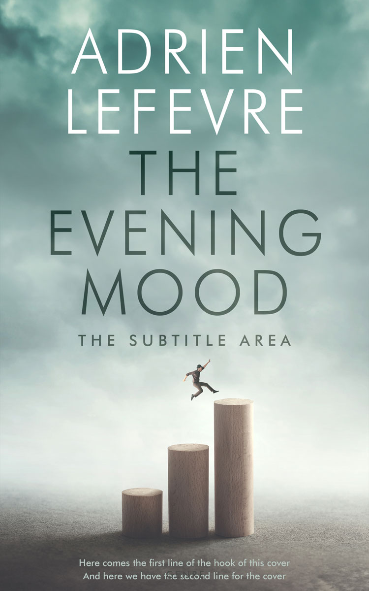 2D view of Powder Ash #29330 - Premade Business Book Cover