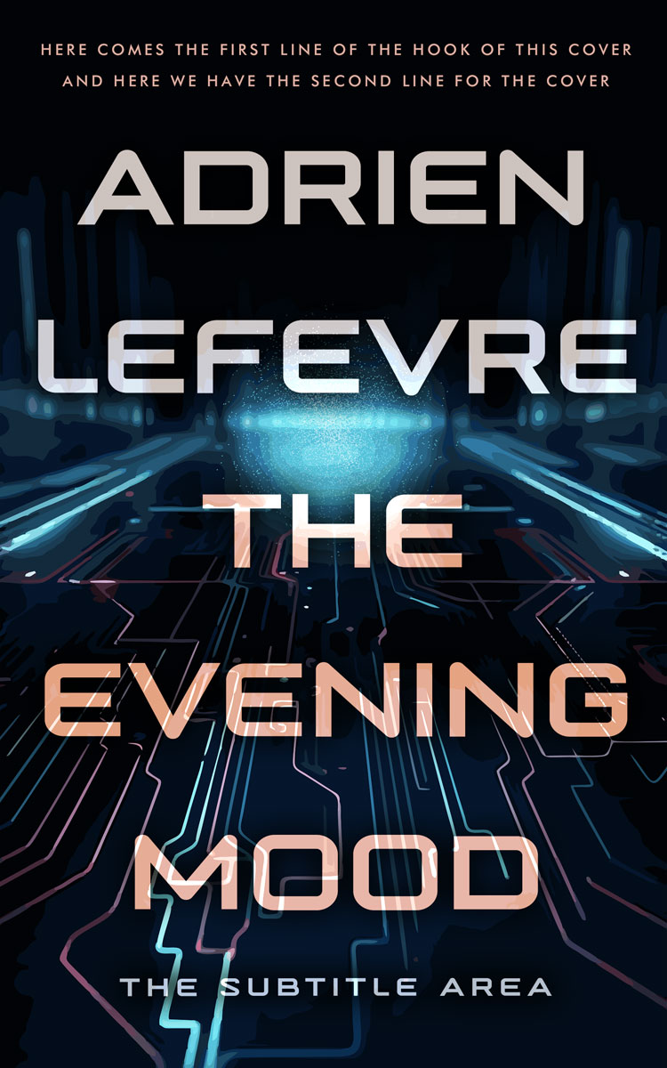 2D view of Clam Shell #29338 - Premade Science Fiction Book Cover