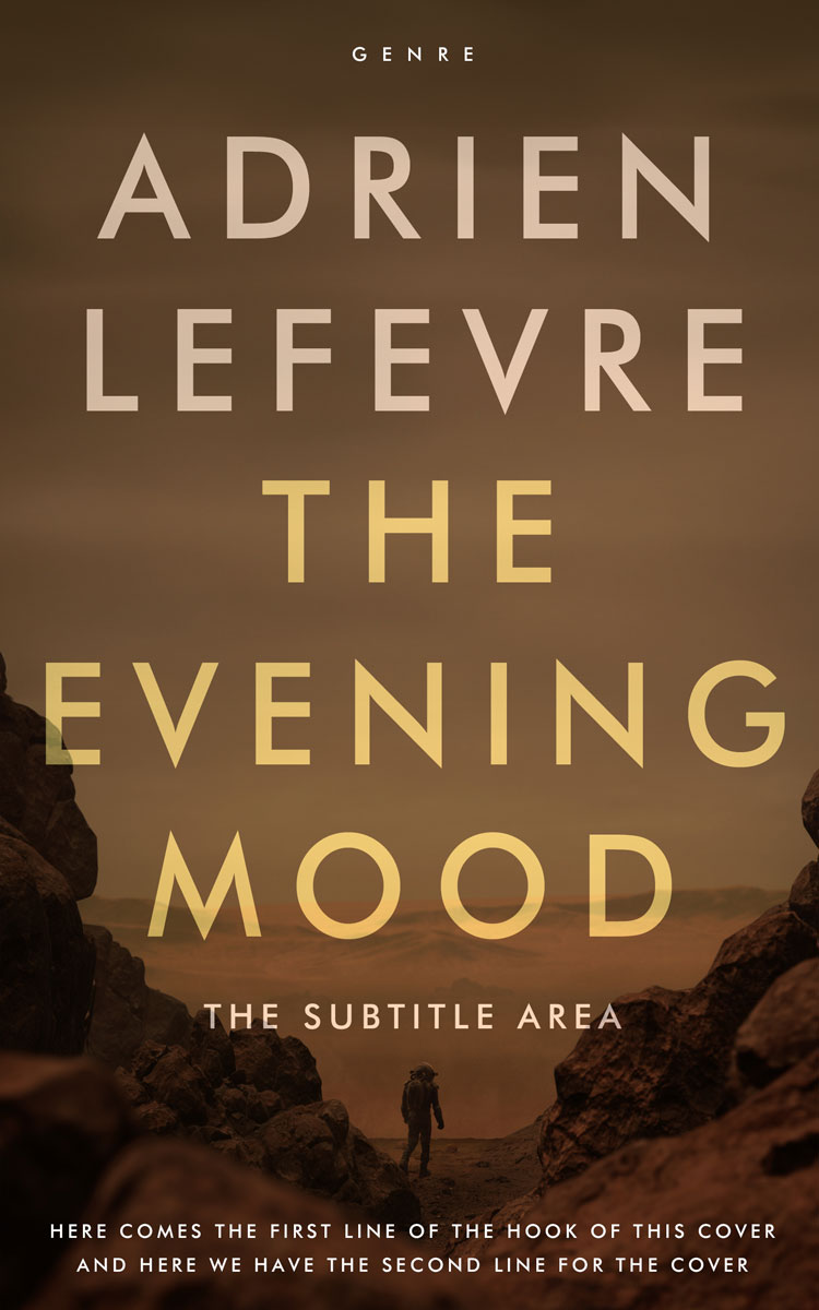 2D view of Quincy #29343 - Premade Science Fiction Book Cover