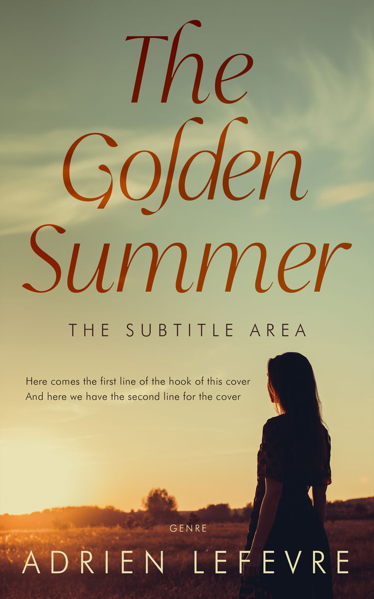 2D view of Swamp Green #29367 - Premade Teen & Young Adult Book Cover