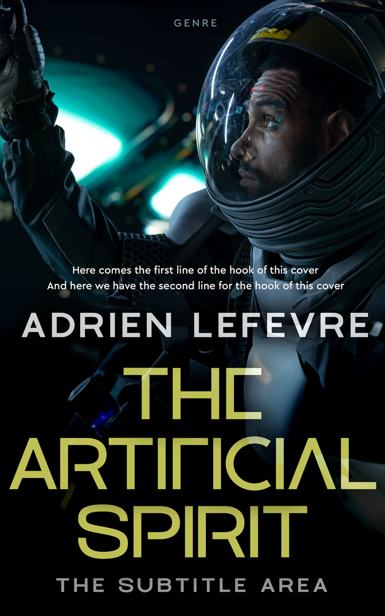 2D view of Premade Science Fiction Book Cover - Bunker