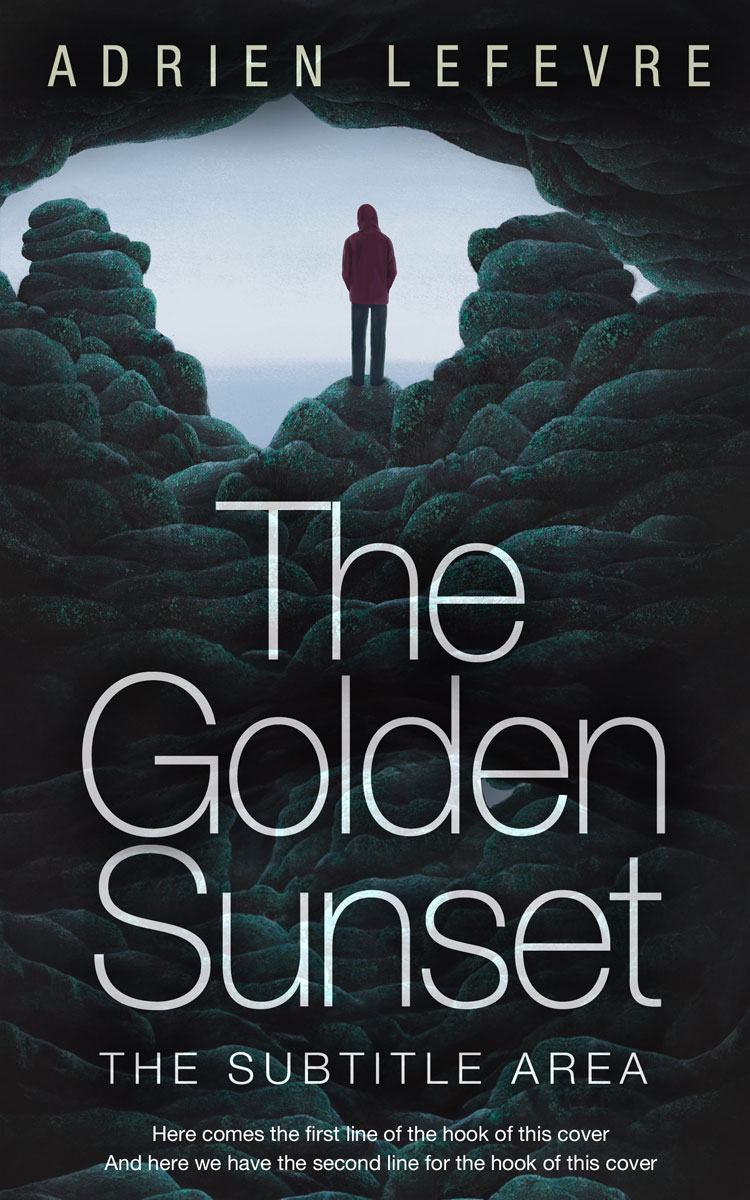 2D view of Shark #29429 - Premade Self-Improvement & Self-Help Book Cover