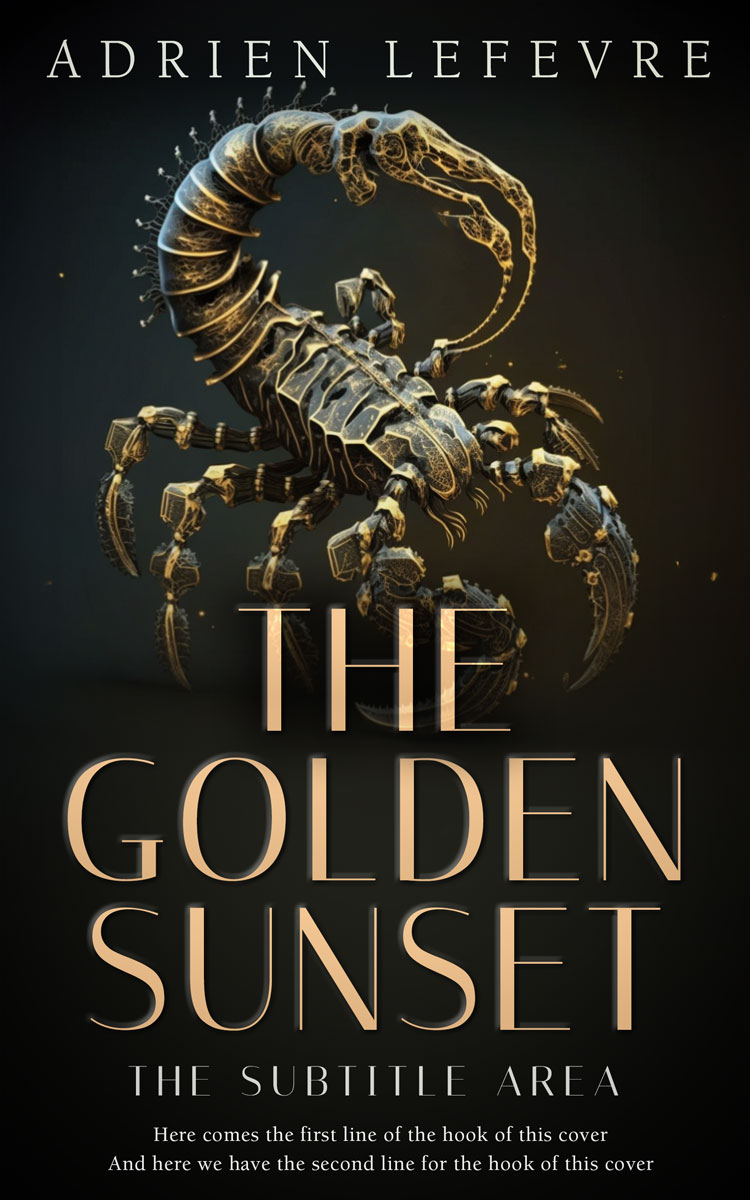 2D view of Premade Abstract Book Cover - Rangoon Green