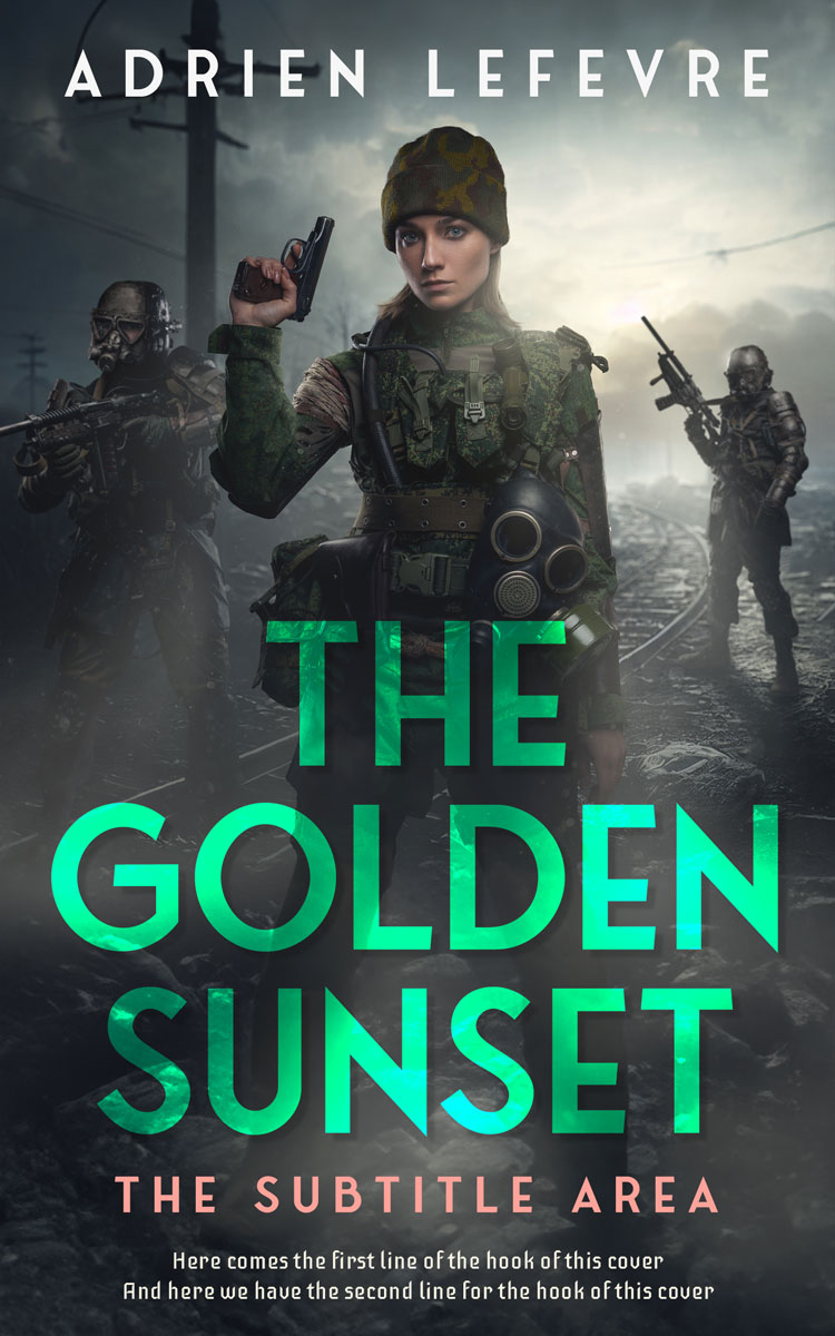 2D view of Outer Space #29471 - Premade Apocalyptica Book Cover