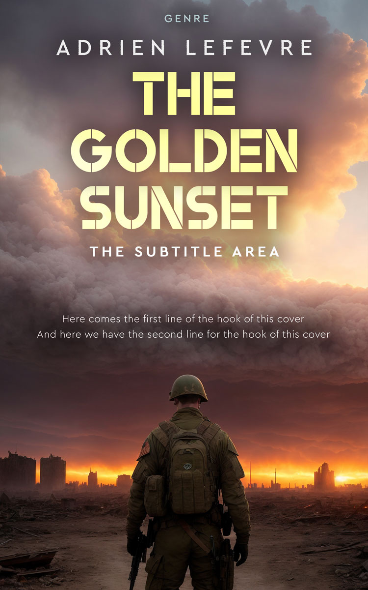 2D view of Woody Brown #29484 - Premade Apocalyptica Book Cover