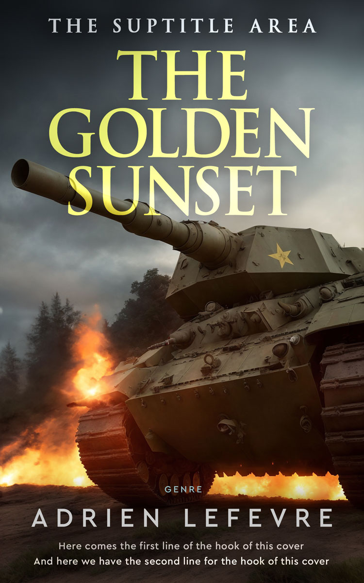 2D view of Premade Historical Book Cover - Taupe