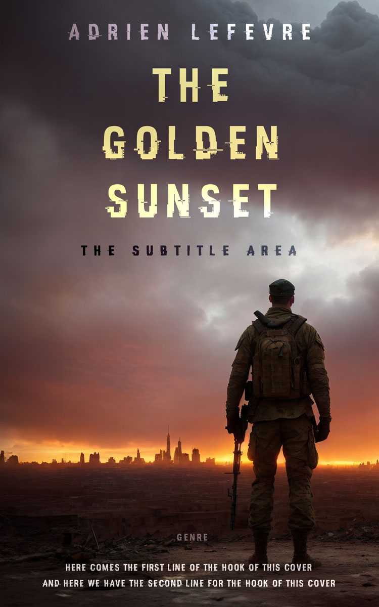 2D view of Woody Brown #29496 - Premade Apocalyptica Book Cover