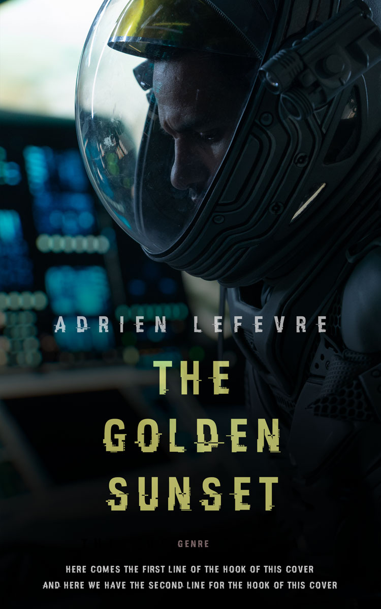 2D view of Bunker #29497 - Premade Science Fiction Book Cover