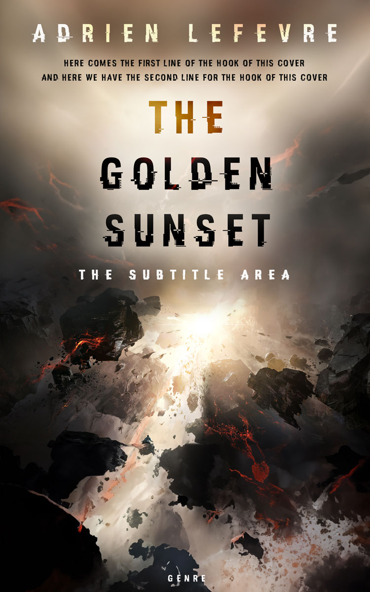 2D view of Dune #29500 - Premade Science Fiction Book Cover