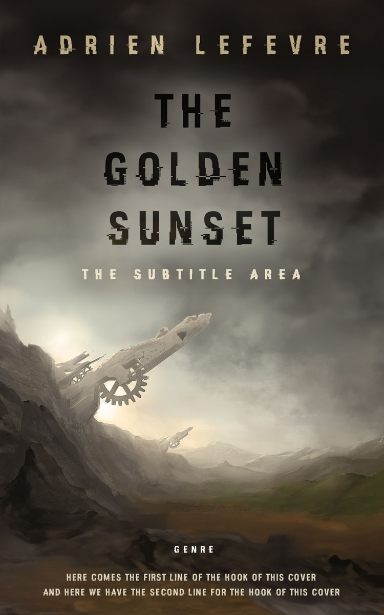 2D view of Armadillo #29501 - Premade Science Fiction Book Cover