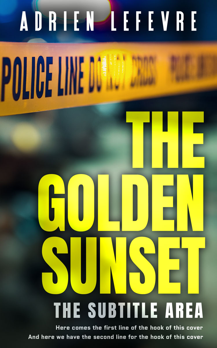 2D view of Sunflower #29506 - Premade Mystery & Thriller & Suspense Book Cover | BookCoverZone