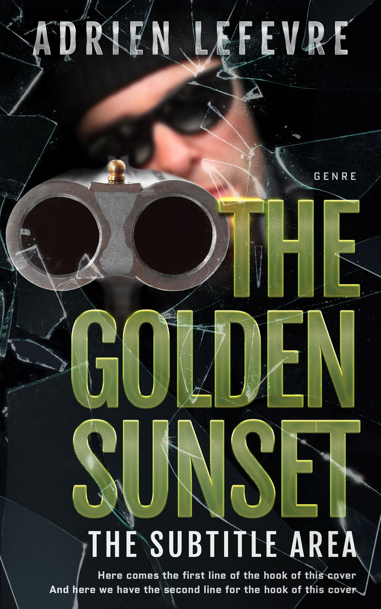 2D view of Premade Mystery & Thriller & Suspense Book Cover - Indian Khaki