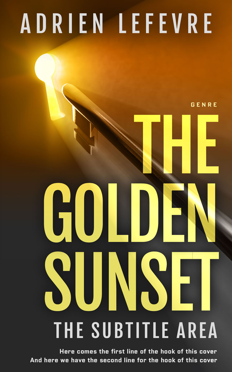 2D view of Premade Religion & Spirituality Book Cover - Bistre