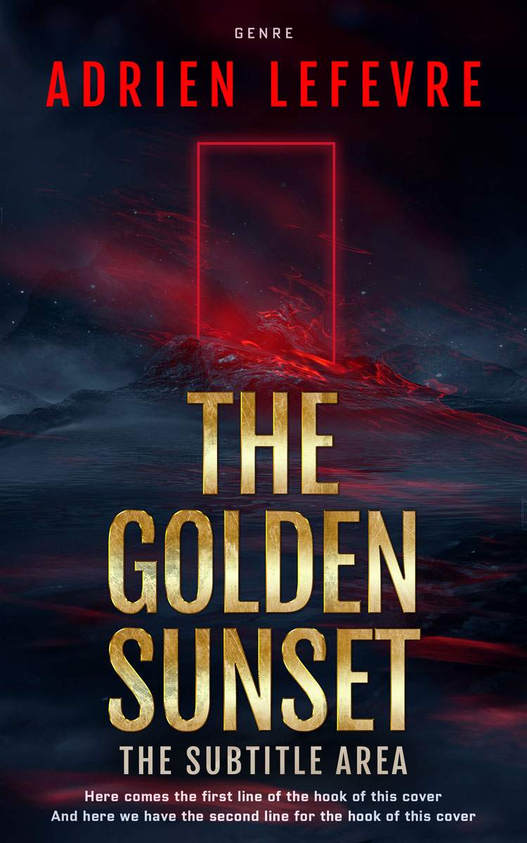 2D view of Premade Science Fiction Book Cover - Cinder