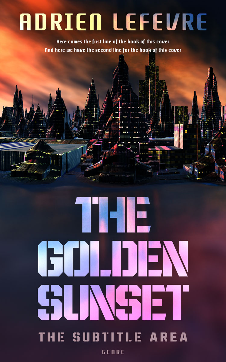 2D view of Thunder #29526 - Premade Science Fiction Book Cover