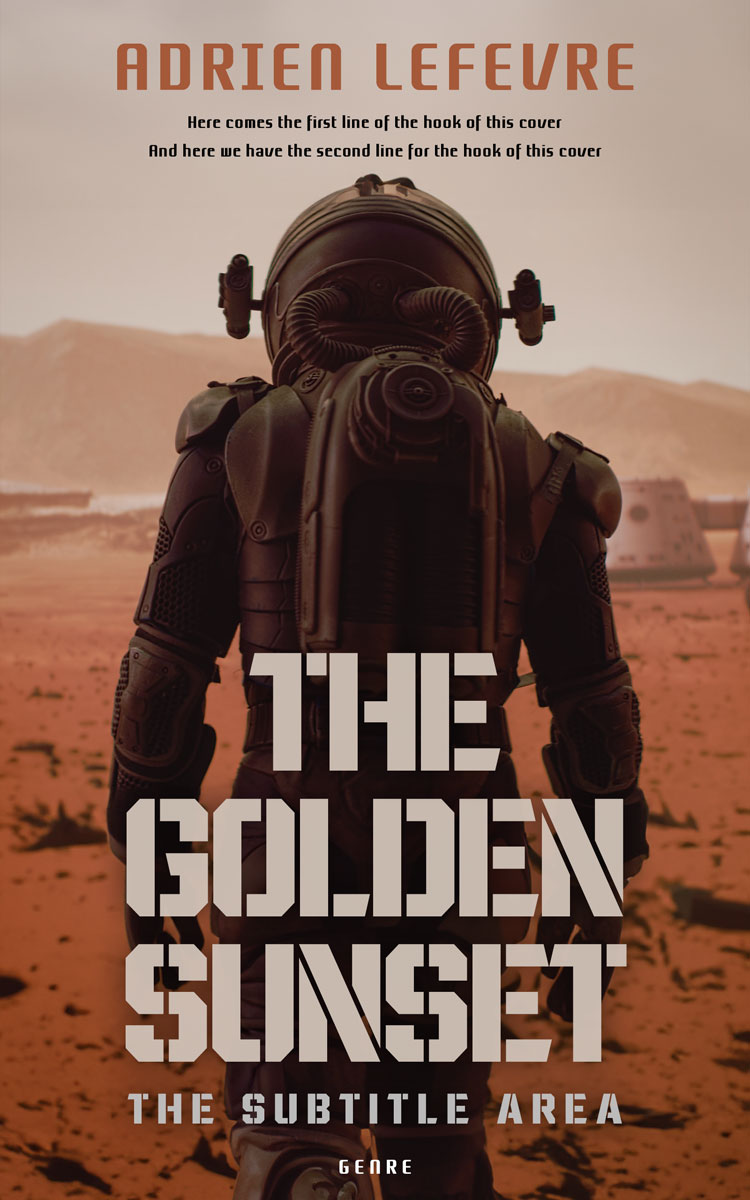 2D view of Night Rider #29528 - Premade Apocalyptica Book Cover