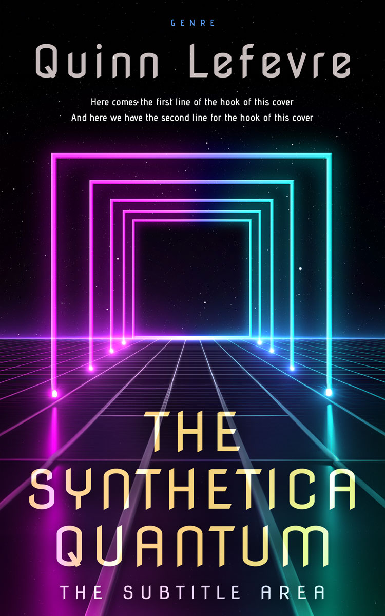 2D view of Ebony #29544 - Premade Science Fiction Book Cover