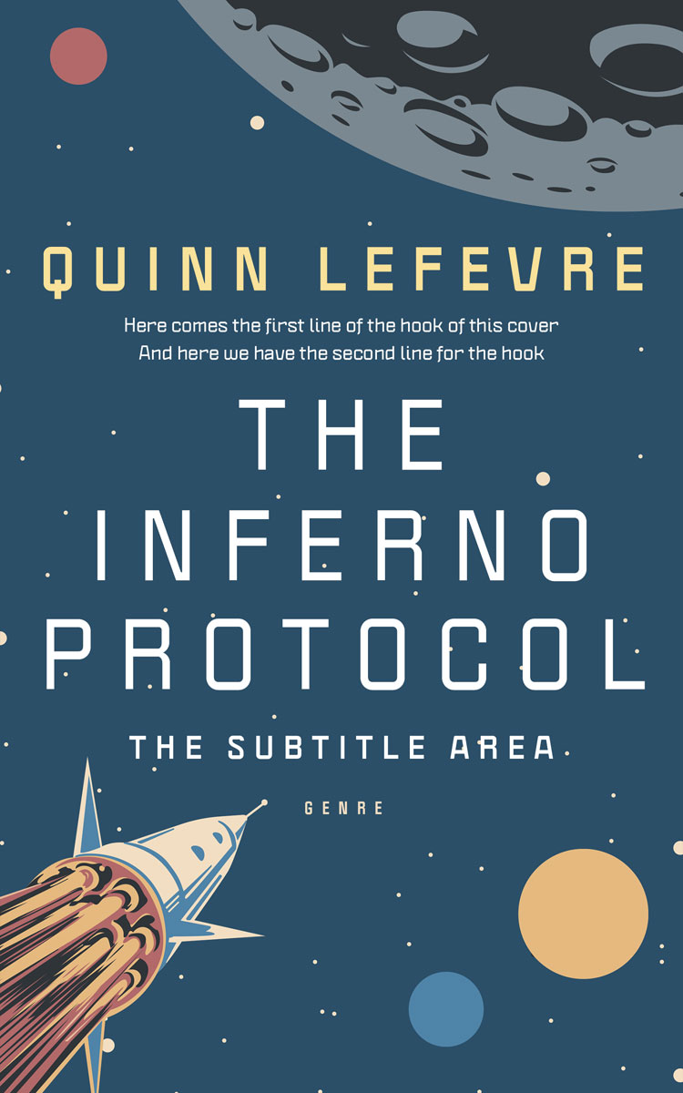 2D view of Casal #29557 - Premade Science Fiction Book Cover