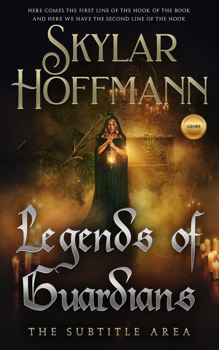 2D view of Oil #29571 - Premade Fantasy Book Cover