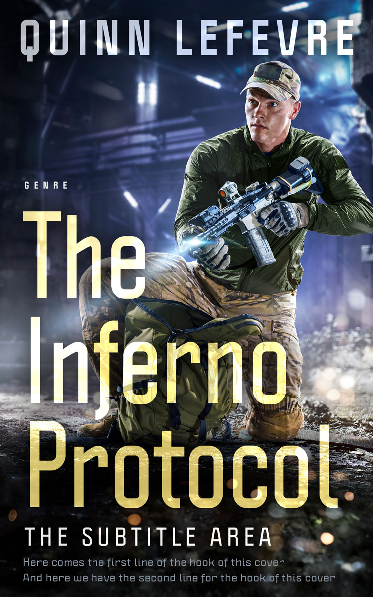 2D view of Premade Mystery & Thriller & Suspense Book Cover - Ebony Clay