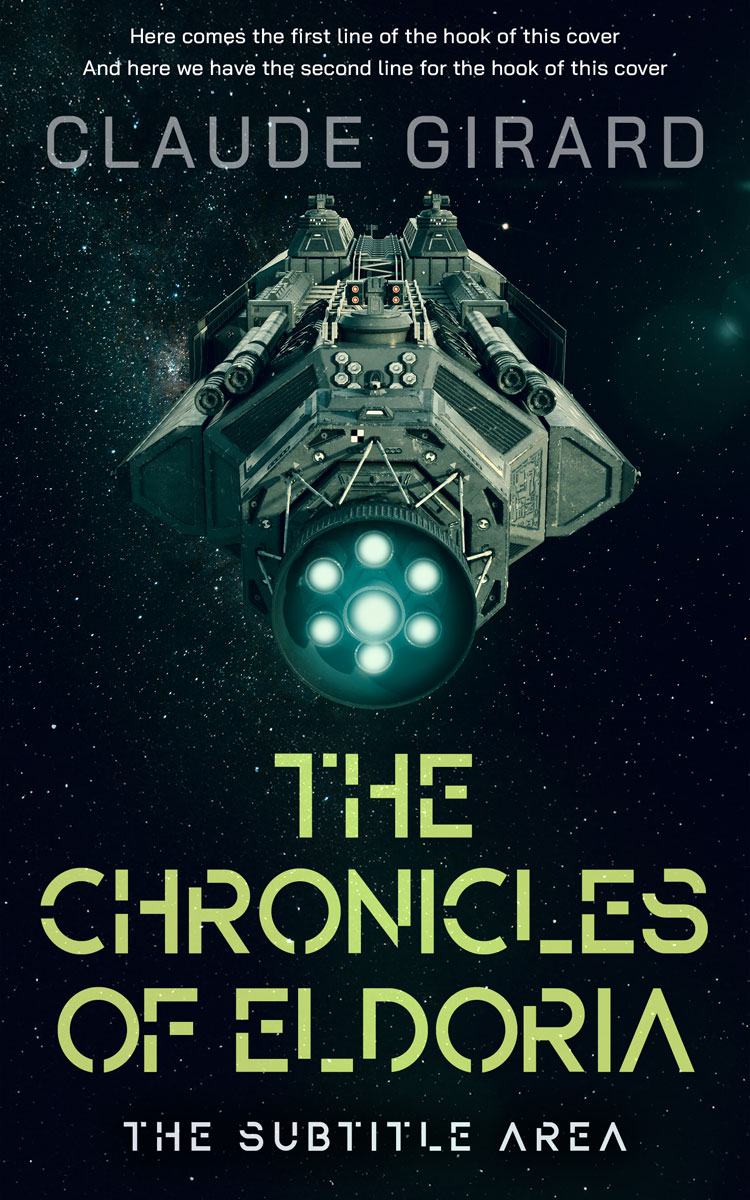 2D view of Black Pearl #29629 - Premade Science Fiction Book Cover