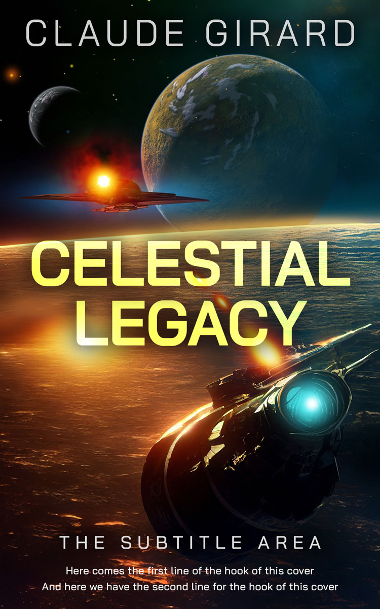 2D view of Sundance #29640 - Premade Science Fiction Book Cover