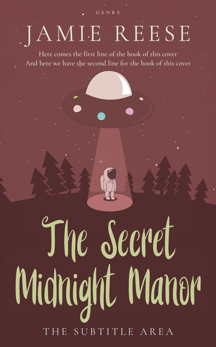 2D view of Congo Brown #29648 - Premade Science Fiction Book Cover