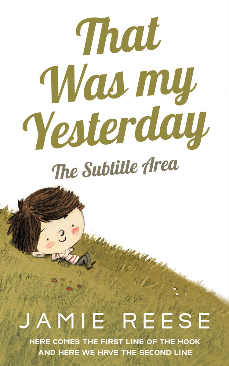 2D view of Premade Children's Book Cover - Limed Oak