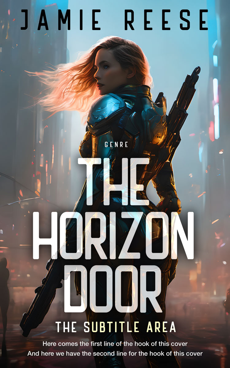 2D view of Tuatara #29708 - Premade Science Fiction Book Cover