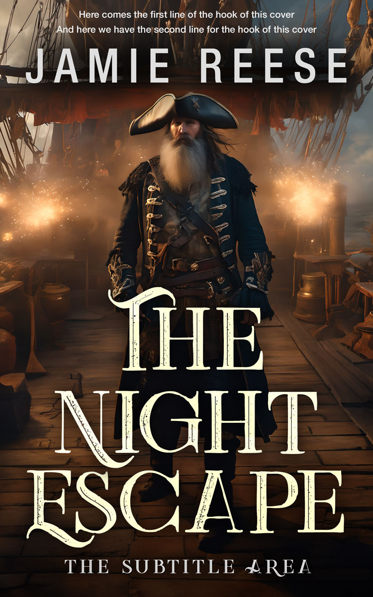 2D view of Premade Mystery & Thriller & Suspense Book Cover - Oil