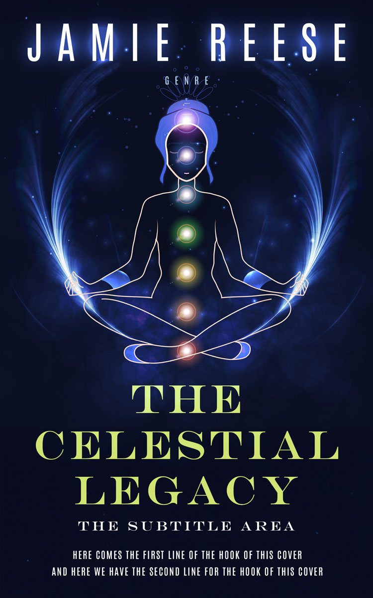 2D view of Premade Health & Mind & Body Book Cover - Ebony