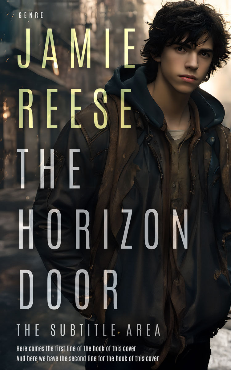 2D view of Heavy Metal #29755 - Premade Teen & Young Adult Book Cover