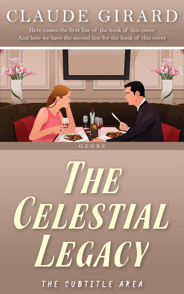 2D view of Premade Romance Book Cover - Sandrift