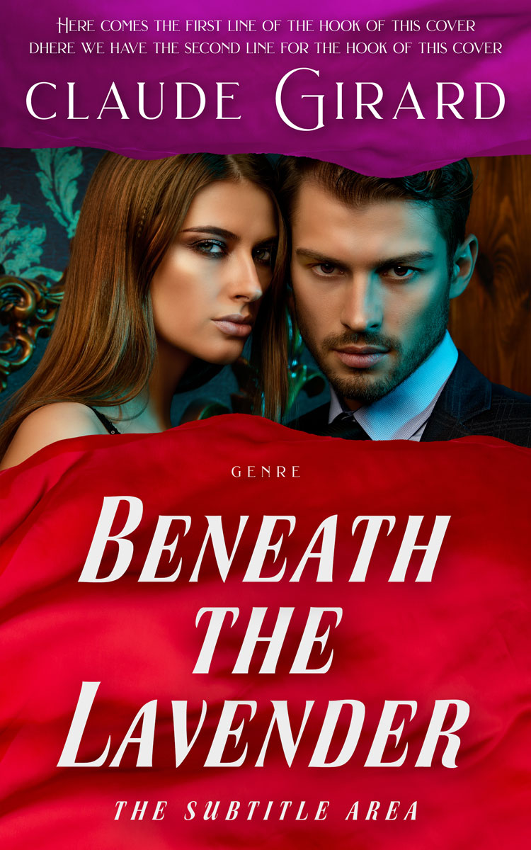 2D view of Premade Romance Book Cover - Tamarillo