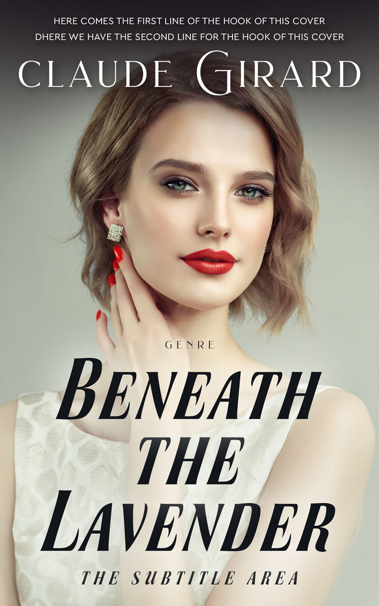 2D view of Premade Royal Romance Book Cover - Foggy Gray