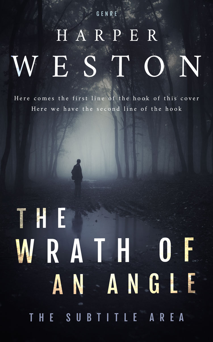 2D view of Shark #29806 - Premade Fantasy Book Cover