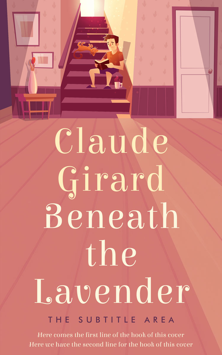 2D view of New York Pink #29813 - Premade Literary Fiction Book Cover