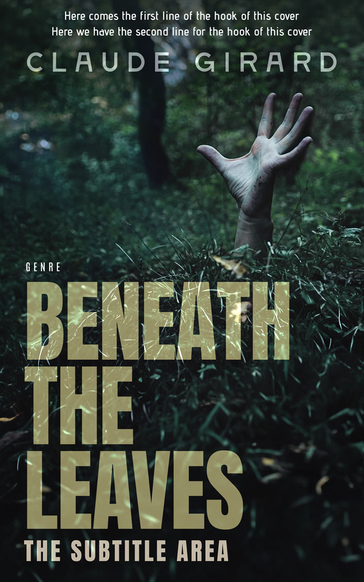 2D view of Premade Horror Book Cover - Outer Space