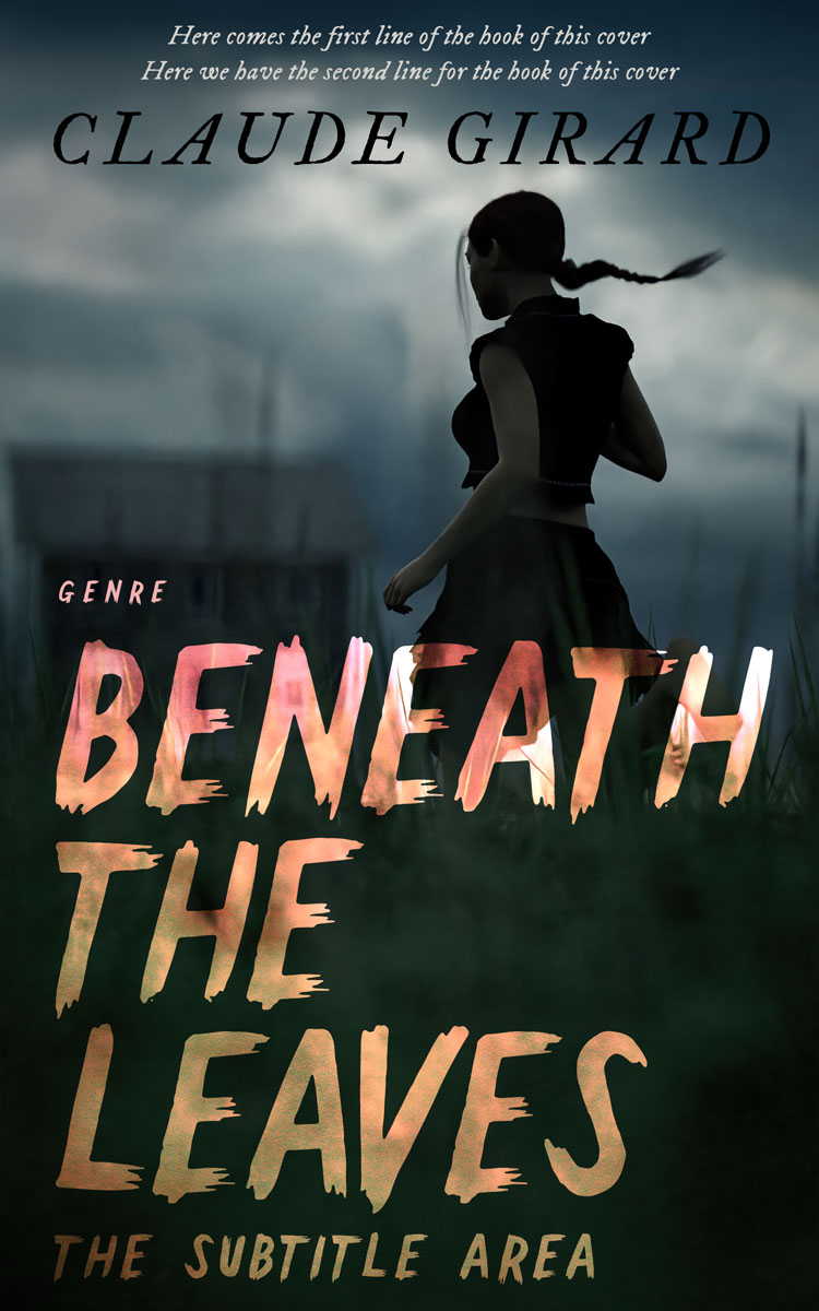 2D view of Premade Mystery & Thriller & Suspense Book Cover - Indian Khaki