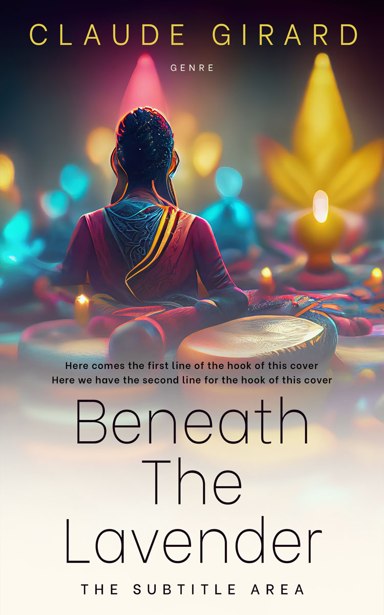 2D view of Premade Religion & Spirituality Book Cover - Wafer