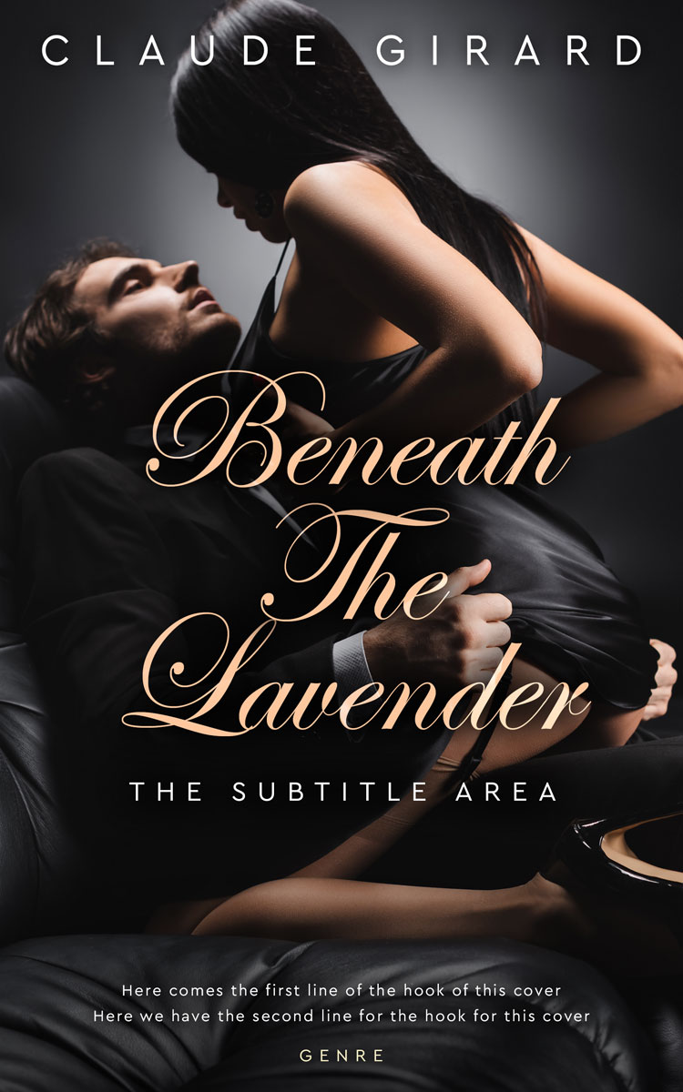 2D view of Premade Erotica Book Cover - Cod Gray