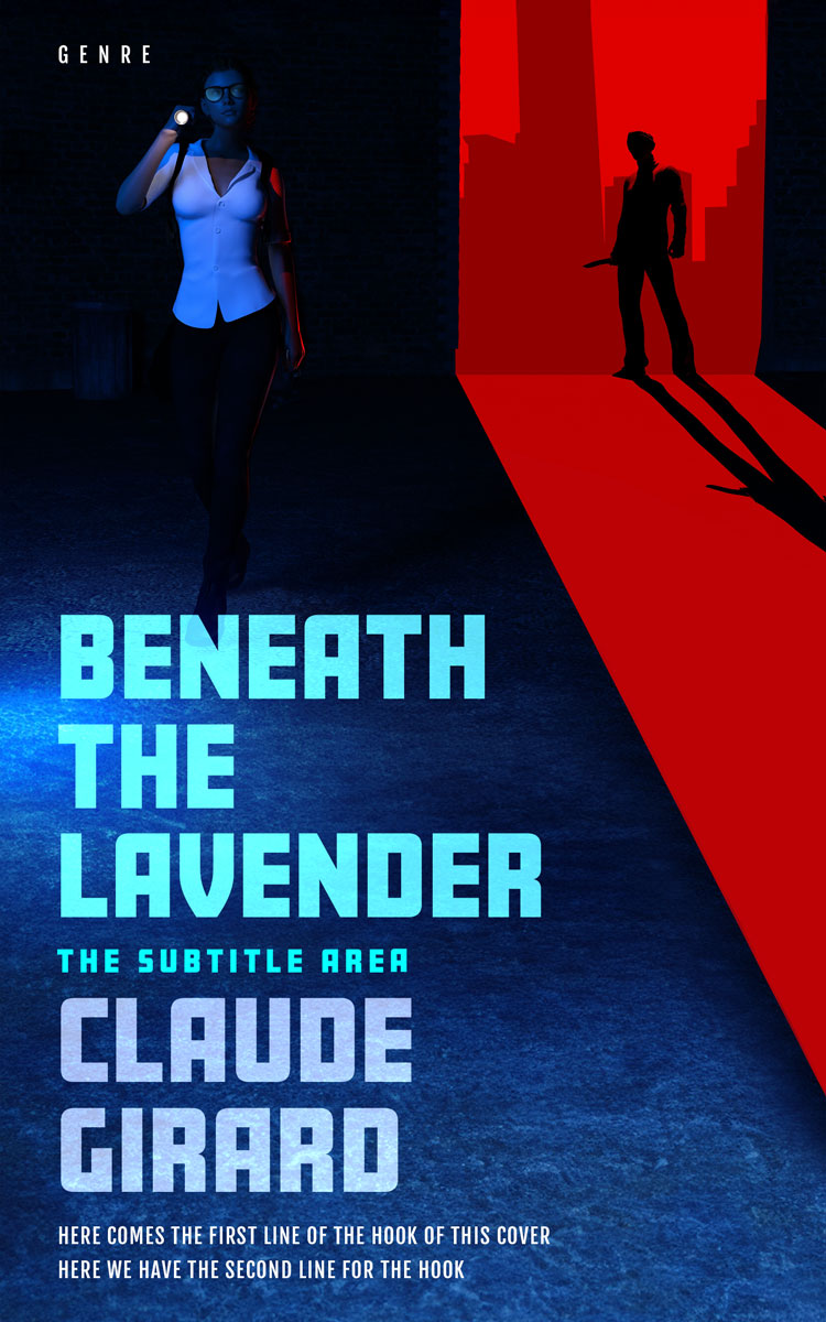 2D view of Premade Mystery & Thriller & Suspense Book Cover - Tall Poppy