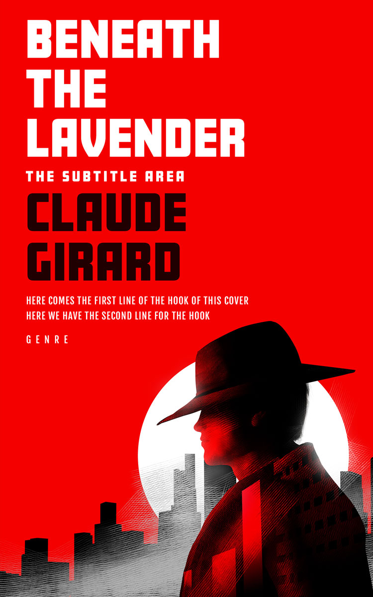 2D view of Red #29950 - Premade Mystery & Thriller & Suspense Book Cover